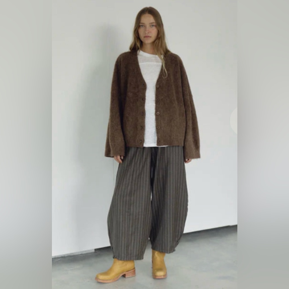 EUC Bohème Goods Wool Barrel Pant M